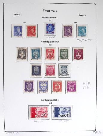 1900-56 Divers dont collection de timbres oblitérés