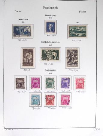 1900-56 Divers dont collection de timbres oblitérés