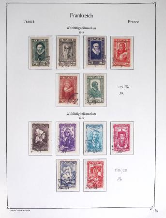 1900-56 Divers dont collection de timbres oblitérés