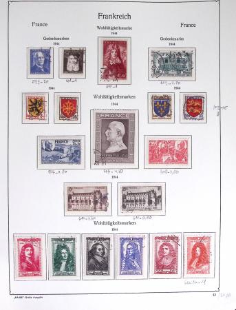 1900-56 Divers dont collection de timbres oblitérés