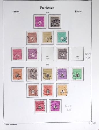 1900-56 Divers dont collection de timbres oblitérés
