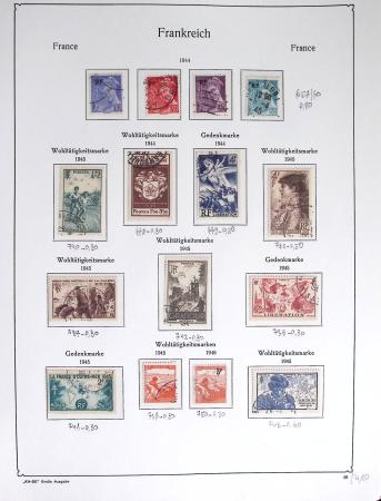 1900-56 Divers dont collection de timbres oblitérés