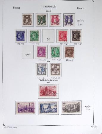 1900-56 Divers dont collection de timbres oblitérés