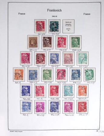 1900-56 Divers dont collection de timbres oblitérés