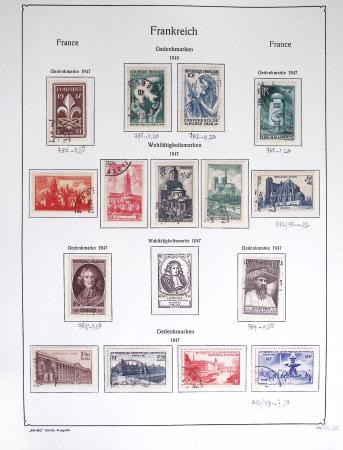 1900-56 Divers dont collection de timbres oblitérés