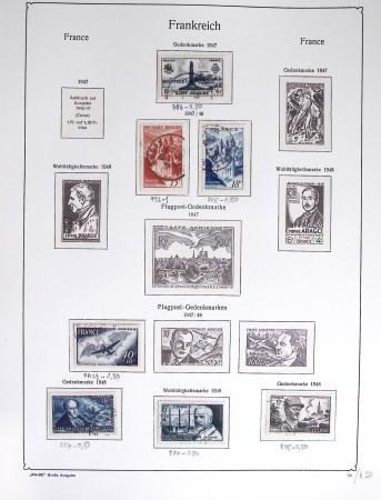 1900-56 Divers dont collection de timbres oblitérés