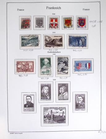 1900-56 Divers dont collection de timbres oblitérés