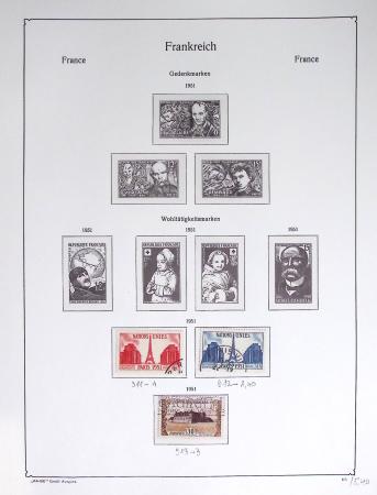 1900-56 Divers dont collection de timbres oblitérés