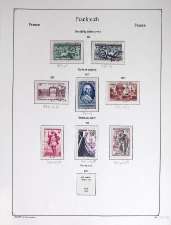 1900-56 Divers dont collection de timbres oblitérés