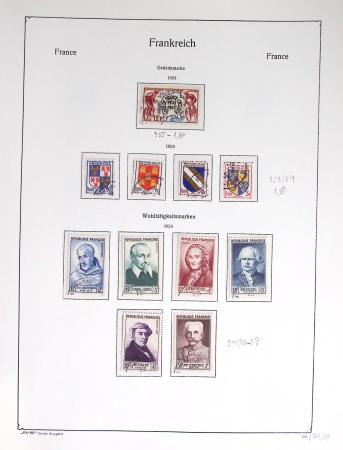 1900-56 Divers dont collection de timbres oblitérés