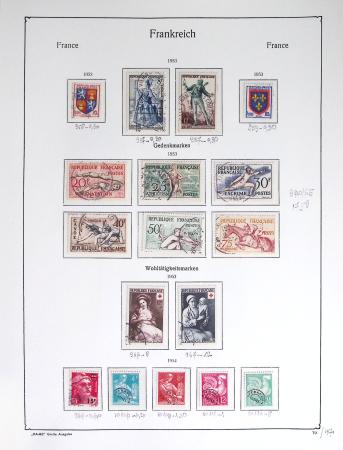 1900-56 Divers dont collection de timbres oblitérés