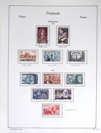 1900-56 Divers dont collection de timbres oblitérés