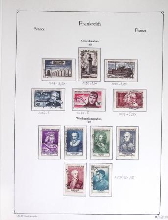 1900-56 Divers dont collection de timbres oblitérés