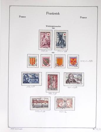 1900-56 Divers dont collection de timbres oblitérés