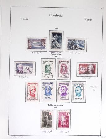1900-56 Divers dont collection de timbres oblitérés