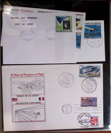 1849-1990 Lot principalement constitué de pages d'exposition