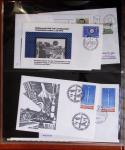 1849-1990 Lot principalement constitué de pages d'exposition