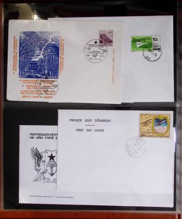1849-1990 Lot principalement constitué de pages d'exposition