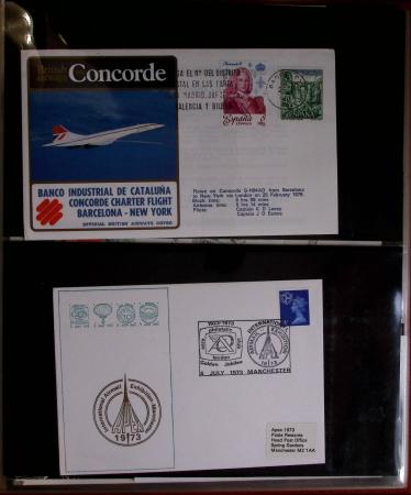1849-1990 Lot principalement constitué de pages d'exposition