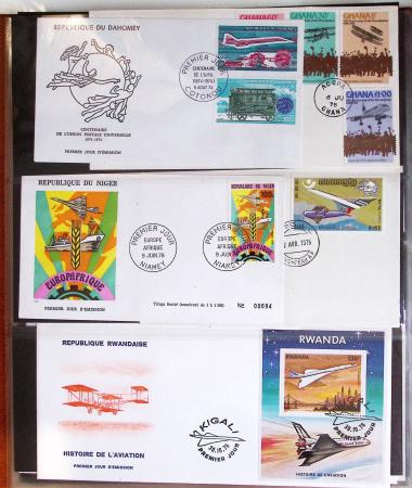 1849-1990 Lot principalement constitué de pages d'exposition
