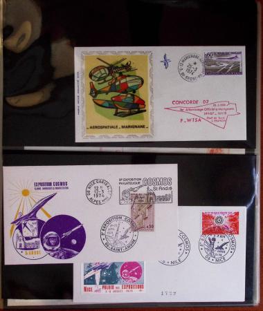 1849-1990 Lot principalement constitué de pages d'exposition