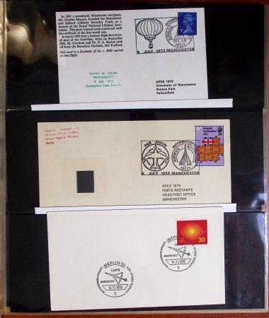 1849-1990 Lot principalement constitué de pages d'exposition