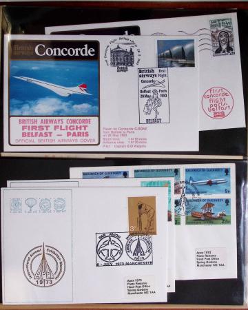 1849-1990 Lot principalement constitué de pages d'exposition