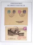 1849-1990 Lot principalement constitué de pages d'exposition