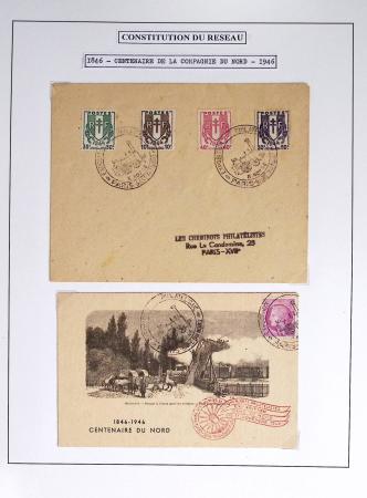1849-1990 Lot principalement constitué de pages d'exposition