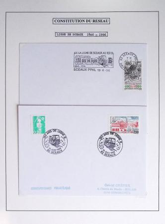 1849-1990 Lot principalement constitué de pages d'exposition