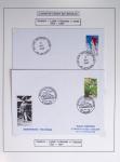 1849-1990 Lot principalement constitué de pages d'exposition