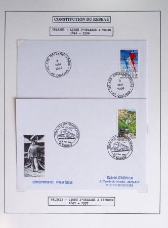 1849-1990 Lot principalement constitué de pages d'exposition