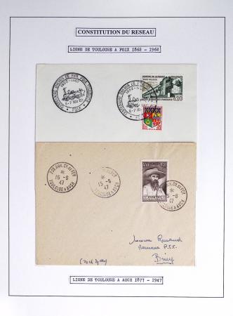 1849-1990 Lot principalement constitué de pages d'exposition