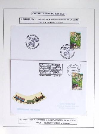 1849-1990 Lot principalement constitué de pages d'exposition