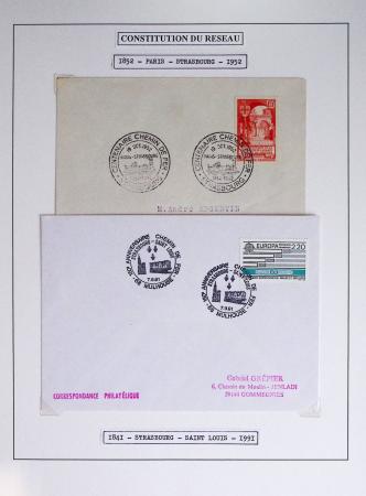 1849-1990 Lot principalement constitué de pages d'exposition