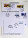 1849-1990 Lot principalement constitué de pages d'exposition