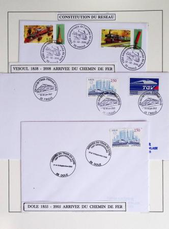 1849-1990 Lot principalement constitué de pages d'exposition