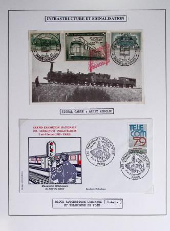 1849-1990 Lot principalement constitué de pages d'exposition