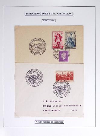 1849-1990 Lot principalement constitué de pages d'exposition