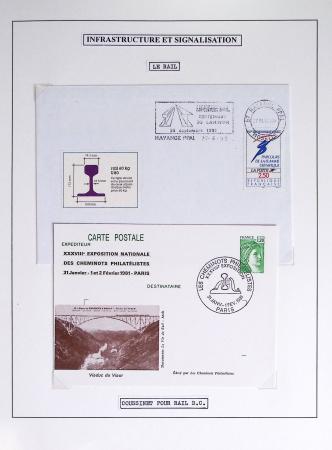 1849-1990 Lot principalement constitué de pages d'exposition