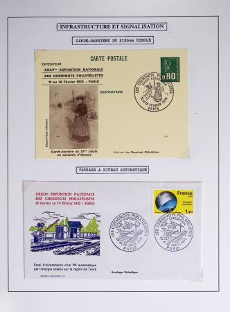 1849-1990 Lot principalement constitué de pages d'exposition