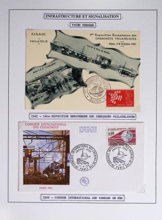 1849-1990 Lot principalement constitué de pages d'exposition