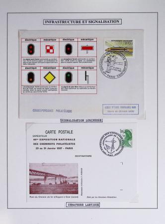 1849-1990 Lot principalement constitué de pages d'exposition