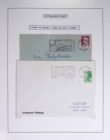 1849-1990 Lot principalement constitué de pages d'exposition