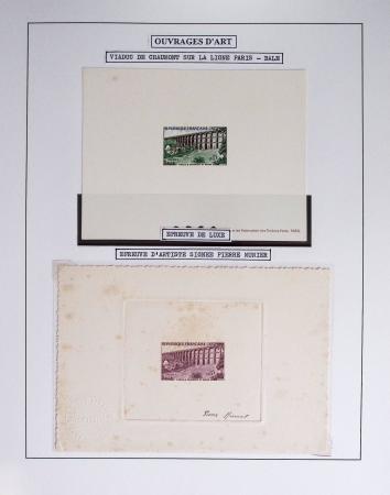 1849-1990 Lot principalement constitué de pages d'exposition