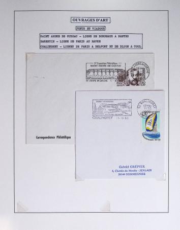 1849-1990 Lot principalement constitué de pages d'exposition