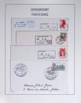 1849-1990 Lot principalement constitué de pages d'exposition