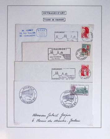 1849-1990 Lot principalement constitué de pages d'exposition