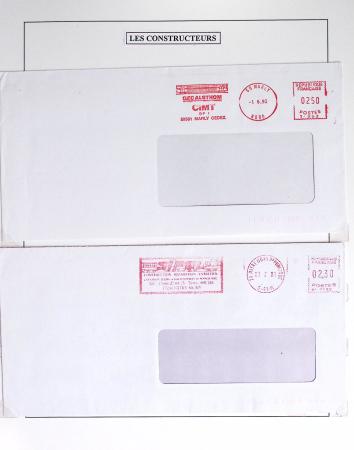 1849-1990 Lot principalement constitué de pages d'exposition