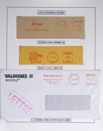 1849-1990 Lot principalement constitué de pages d'exposition